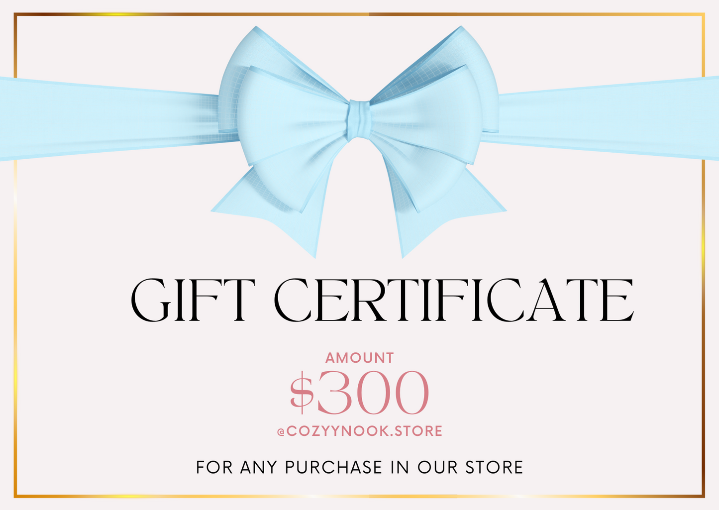 CozyyNook Digital Gift Card