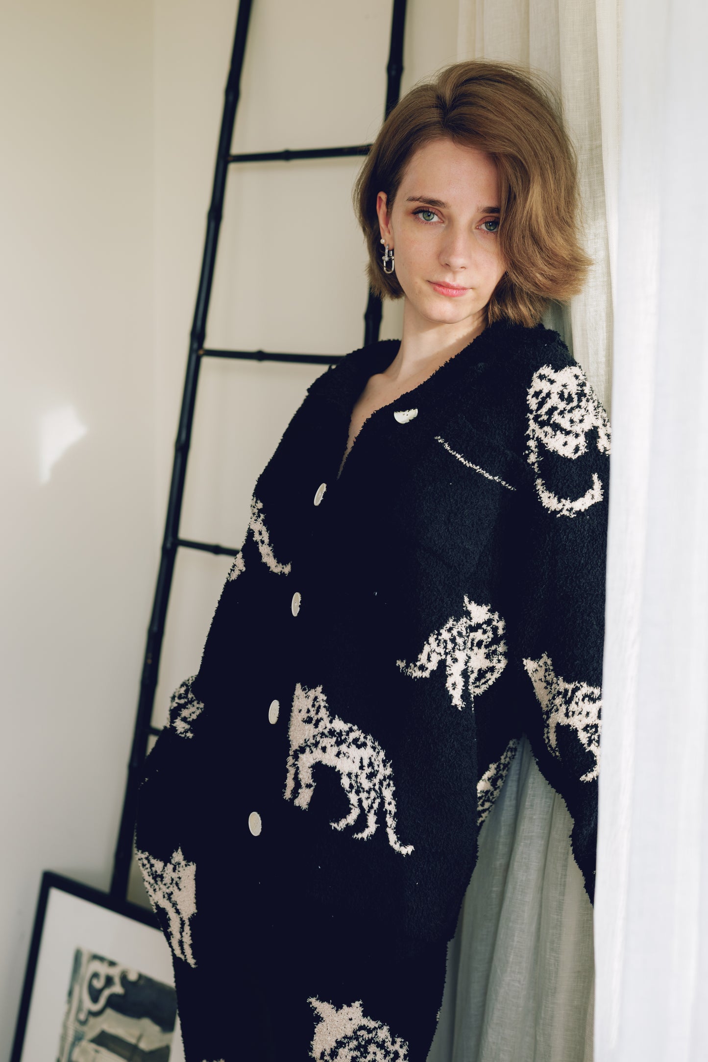 Wild Nights Fleece Set – Leopard Jacquard Edition