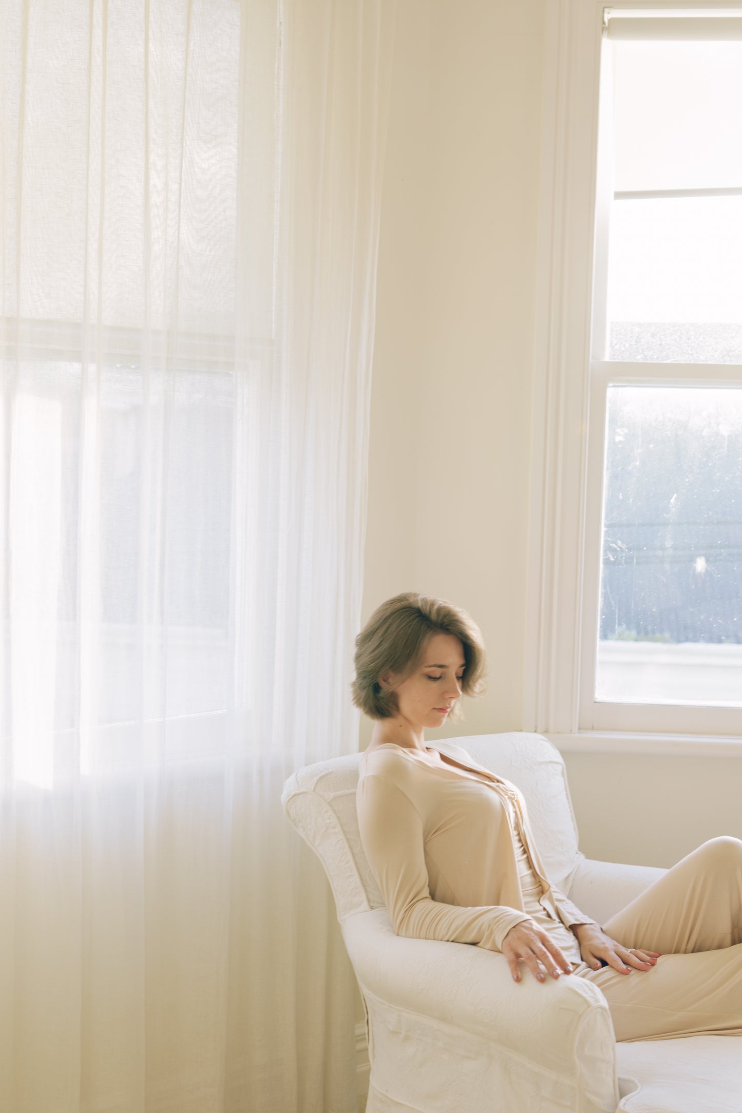 Modal Lounge Set – Almond & Cloud Grey