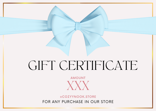 CozyyNook Digital Gift Card