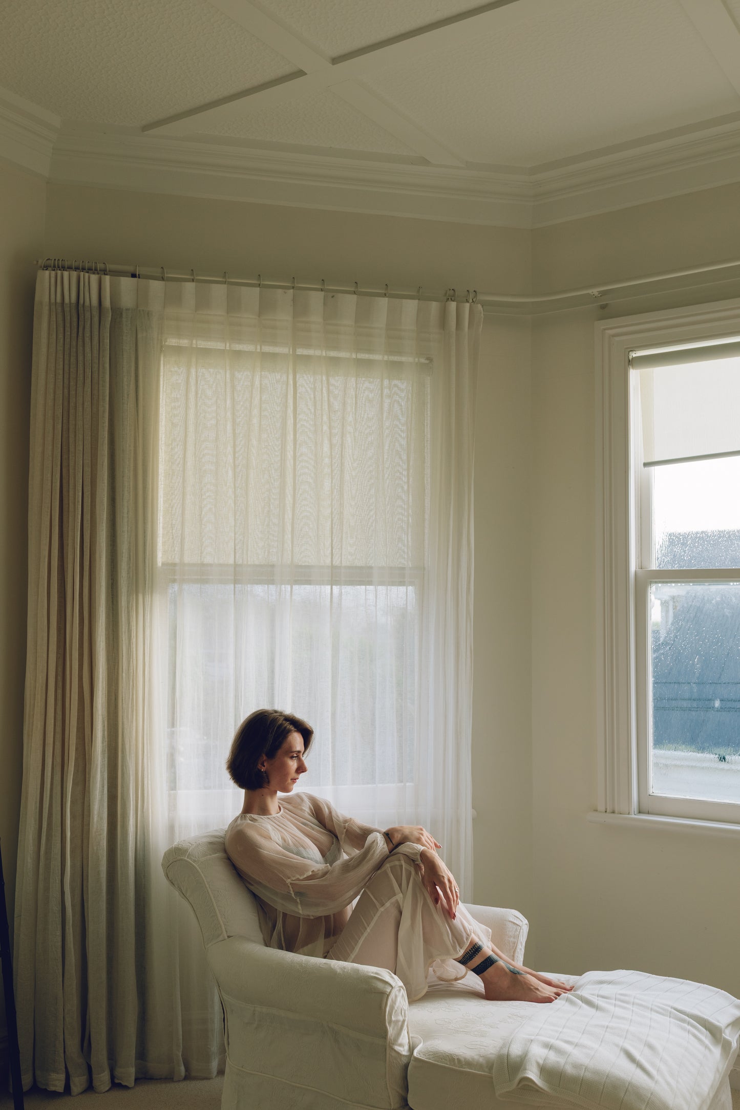 Silken Whisper Sheer Set – 100% Silk Elegance